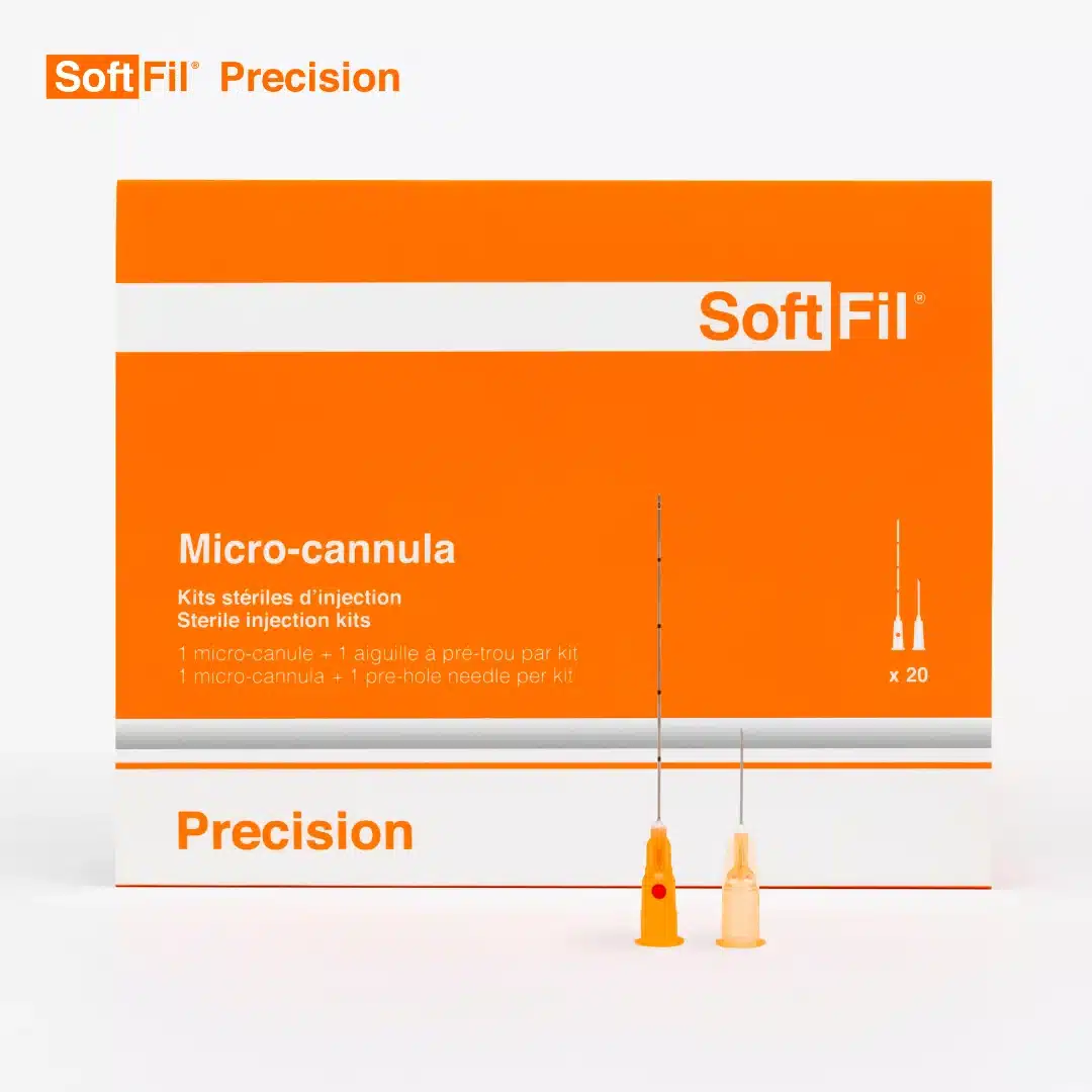 SoftFil Precision mikro kanül ürün kutusu